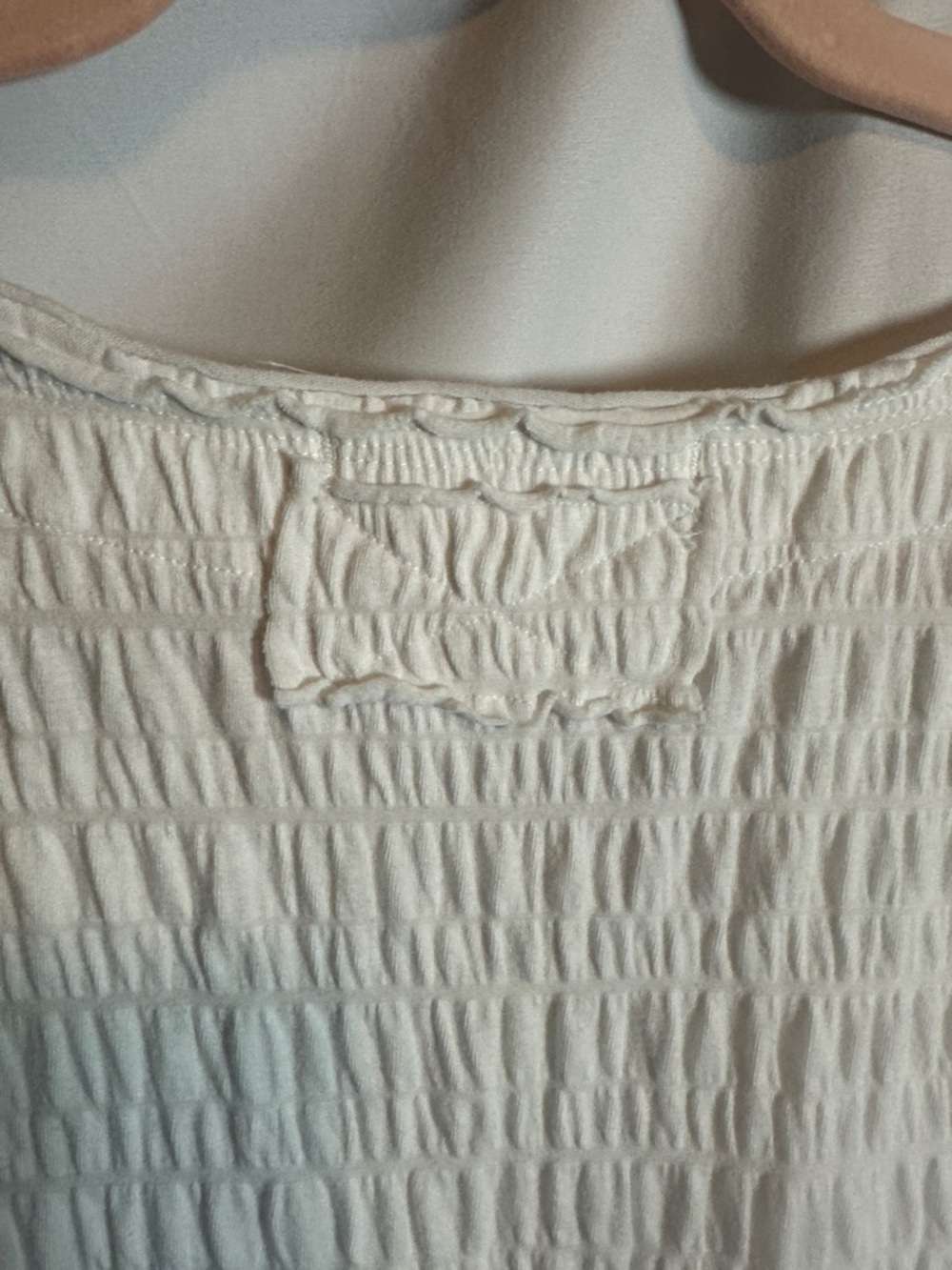 We The Free White Textured V-Neck Tee - Picture 5 of 6